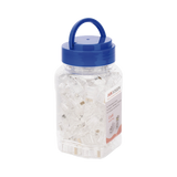 Bote con 100 Piezas de Plug Modular RJ45 / Cat 6 / Chapado en Oro a 30 Micras / Sin Blindaje / Facil Instalación / Uso Interior / Soporta Norma TIA-568B / Cumple con RoHS 2.0