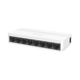 Switch No Administrable de Escritorio de 8 Puertos / Fast Ethernet  10 / 100 Mbps / Diseño Compacto y Estetico