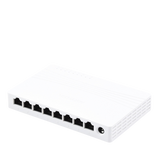 Switch Gigabit No Administrable de Escritorio de 8 Puertos 10 / 100 / 1000 Mbps / Diseño Compacto y Estetico