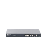 Deltra Stream - OLT de 8 Puertos GPON  / Conexión Hasta 1,024 ONUs / 1 Puerto Gigabit RJ45 Uplink / 2 Puertos SFP+ 10GbE Uplink / Fuentes Redundantes AC-AC (incluidas) /  Administración desde la Nube Sin Costo (DPMS)