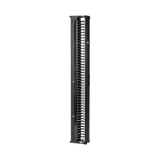 Organizador Vertical CableTek, Doble (Frontal y Posterior), Para Rack Abierto de 45 Unidades, 6 in de Ancho, Color Negro