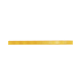 Canaleta Ranurada de PVC sin Tapa, Fiber-Duct™, 4 in de Ancho, 4 in de Alto y 1828.8 mm de Largo, Color Amarillo