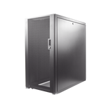 Gabinete Profesional de Telecomunicaciones, de Piso, 24 UR, 600 mm de Ancho y 1070 mm de Profundidad, Color Negro