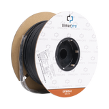 Carrete de Fibra Óptica Monomodo con Conectores LC-LC Duplex, Reforzada con Kevlar, de 100 metros, Para instalaciones subterráneas por tubería