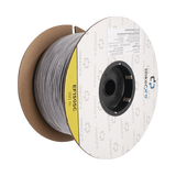 Carrete de Fibra Óptica Monomodo con conectores SC-SC Duplex, Reforzada con Kevlar, de 150 metros, Para instalaciones subterráneas por tubería