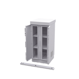 Gabinete de Seguridad de Lámina Galvanizada  para Almacenamiento de Baterías (Hasta 6 baterías PL110D12).