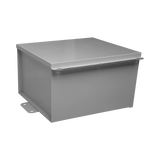 Gabinete de Telecom. de Acero Galvanizada con Plato Interior (400 x 400 x 250 mm). SE PUEDE PONER CANDADO.