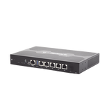 EdgeRouter 6 PoE pasivo 24 V, con 5 puertos 10/100/1000 Mbps + 1 puerto SFP, con funciones avanzadas de ruteo