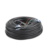 FiberCable de 90 m (300ft) Monomodo (SM) con conectores LC, ideal para equipos EdgeRouter, EdgeSwitch y EdgePoint.