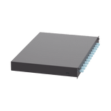 Distribuidor de Fibra Óptica, Con 12 Conectores LC Duplex (24 Fibras), Para Fibra Multimodo OM3/OM4, 1 UR