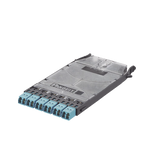 Cassette HD Flex™ Con 6 Puertos LC Duplex (12 Fibras), Para Fibra Multimodo OM3, Color Azul