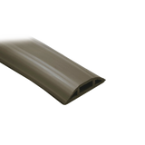 Canaleta flexible color cafe de PVC auto extinguible tramo de 2.5m