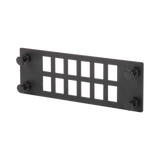 Placa Para 12 Adaptadores de Fibra Óptica, Uso con Gabinetes FPONE3 y FPONE4