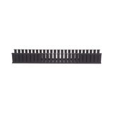Canaleta Ranurada de PVC sin Tapa, Tipo G, 108 mm de Ancho, 104.1 mm de Alto y 1828.8 mm de Largo, Color Negro