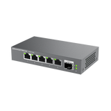 Switches de red Multi-Gigabit de 2.5G No Administrable / 5 Puertos RJ45 de 100/1000/2500Mbps / 1 puerto de fibra SFP+