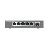 Switches de red Multi-Gigabit de 2.5G No Administrable / 5 Puertos RJ45 de 100/1000/2500Mbps / 1 puerto de fibra SFP+