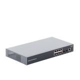 Switch Gigabit Administrable / 8 puertos 10/100/1000 Mbps + 2 Puertos SFP Uplink / Compatible con GWN Cloud.