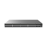 Switch Gigabit  Administrable / 48 puertos 10/100/1000 Mbps + 6 Puertos SFP+ / Compatible con GWN Cloud.