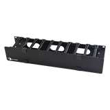 Organizador de Cable Horizontal RouteIT, Sencillo, Para Rack de 19in, 4in de profundidad, 2UR