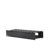 Organizador de Cable Horizontal RouteIT, Sencillo, Para Rack de 19in, 6in de profundidad, 2UR