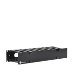 Organizador de Cable Horizontal RouteIT, Sencillo, Para Rack de 19in, 6in de profundidad, 2UR