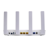 ONU XGSPON / Wi-Fi 6 / 1 Puerto RJ45 2.5 Gbps / 3 Puertos RJ45 1 Gbps / 1 FXS / 1 Puerto USB /