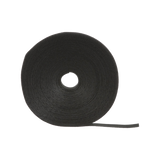 Rollo de Cinta de Contacto, de 75 Pies (22.9m) de Largo, 19.1 mm de Ancho, Color Negro