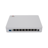 ONU Dual EPON/GPON / 8 Puertos PoE 802.3at Gigabit / Wi-Fi Doble banda 2.4 y 5 GHz /  1 Puerto SC/UPC