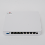 ONU Dual EPON/GPON / 8 Puertos PoE 802.3at Gigabit / Wi-Fi Doble banda 2.4 y 5 GHz /  1 Puerto SC/UPC