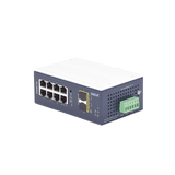 Switch Industrial Administrable Capa 2, 8 Puertos 10/100/1000T, 2 Puertos SFP 1G / 2.5 G BASE X
