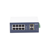 Switch Industrial Administrable Capa 2, 8 Puertos 10/100/1000T, 2 Puertos SFP 1G / 2.5 G BASE X