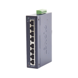 Switch Industrial No Administrable de 8 Puertos Gibabit 10/100/1000T, Diseñado para Montaje en Pared y Riel DIN
