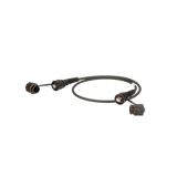 Patch Cord Cat6A IndustrialNet, Blindado S/FTP, Con Plug Industrial y Tapa en Cada Extremo, 3 Metros