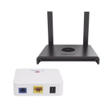 Kit 1 ONU Bridge V-Sol, Dual GPON/EPON con Router Home Wi-Fi Ideal para distribuciones WISP de mayor cobertura Wi-Fi en Hogares y Oficinas