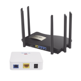Kit 2 ONU Bridge V-Sol, Dual GPON/EPON con Router Home Mesh Ideal para distribuciones WISP de mayor cobertura Wi-Fi en Hogares y Oficinas