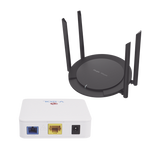 Kit 2 ONU Bridge V-Sol, Dual GPON/EPON con Router Home Wi-Fi Ideal para distribuciones WISP de mayor cobertura Wi-Fi en Hogares y Oficinas