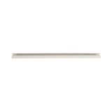 Canaleta LD10 de PVC rígido, con cinta adhesiva para instalación sin herramientas, de 38.4 x 24 x 1828.8 mm, Color Blanco Mate