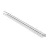 Canaleta LD10 de PVC rígido, con cinta adhesiva para instalación sin herramientas, de 38.4 x 24 x 1828.8 mm, Color Blanco