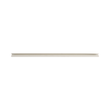 Canaleta LD5 de PVC rígido, con cinta adhesiva para instalación sin herramientas, 26 x 15 x 1828.8 mm, Color Blanco Mate