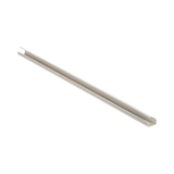 Canaleta LD5 de PVC rígido, con cinta adhesiva para instalación sin herramientas, 26 x 15 x 1828.8 mm, Color Blanco Mate