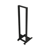 Rack Móvil de Acero de 2 Postes, 45 UR, Incluye 4 Ruedas Uso Rudo.