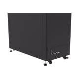 Gabinete Profesional para Telecomunicaciones de 45UR, 1200 mm Profundidad, Incluye 2 Organizadores Verticales de 45 Unidades de Rack, Se envía el Gabinete Armado.
