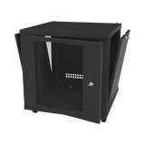 Gabinete Profesional para Telecomunicaciones de 12UR, 638 mm Profundidad.