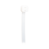 Cincho de plástico, Color Natural, 4.8 x 370 mm, Ideal para sujeción de cables (Bolsa con 100 piezas)