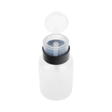 Botella Dispensadora de Alcohol, Capacidad 200 ml, Sistema de Bloqueo-Antiderrames, Ideal para Limpieza y Preparación de Fibra Óptica