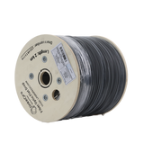 Carrete de 2 km de Fibra Óptica Drop Plana, Interior/Exterior G.657A2 Monomodo de 2 hilos (bifibra), Dieléctrica, Forro Negro,  (No Soporta Conectores Mecánicos)