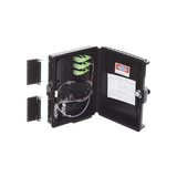 Cierre de Empalme para 24 fusiones de fibra óptica, Interior/Exterior, con 8 acopladores SC/APC y splitter 1x8 SC/APC Incluido, IP65