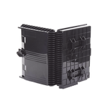 Cierre de Empalme para 24 fusiones de fibra óptica, Interior/Exterior, con 16 acopladores SC/APC y splitter 1x16 SC/APC Incluido, IP65