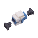 Acoplador Keystone de fibra óptica Monomodo SC/PC Simplex a SC/PC Simplex