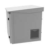 Gabinete de Exterior con Rack de 19" de 9UR con Ventiladores y Termostato, Se envía el Gabinete armado, (Montaje a poste o torre se vende por separado).